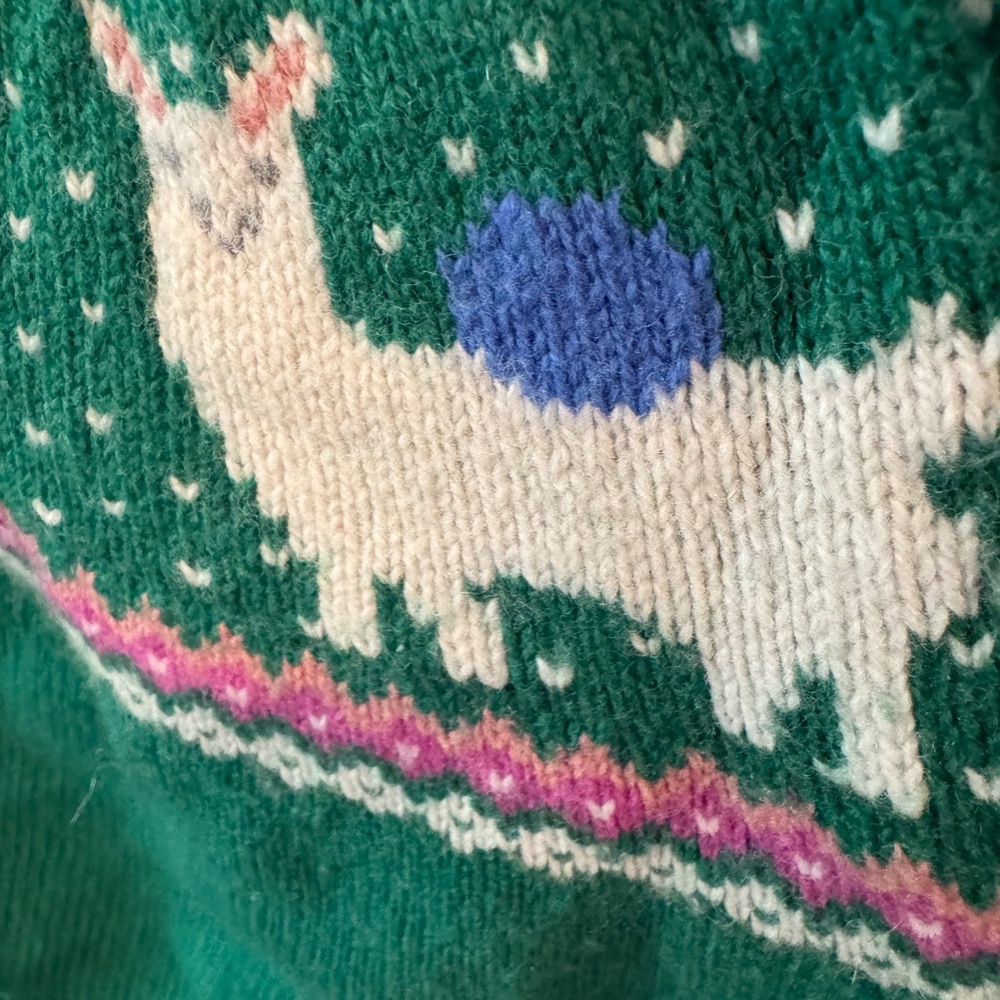 Mini Boden Llama Sweater - Picture 4 of 4